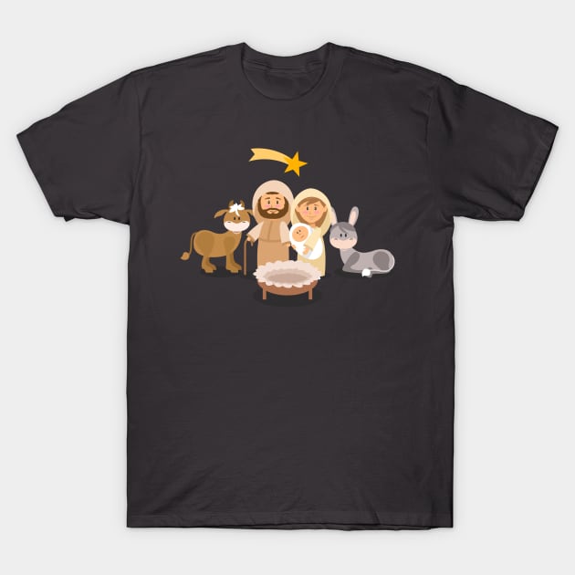 Merry Christmas T-Shirt by Plushism